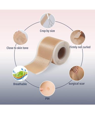 Silicone Scar Sheets (4cm*3m) - Nude Color Silicone Tape for Scar Treatment - Buy Online on GoSupps.com