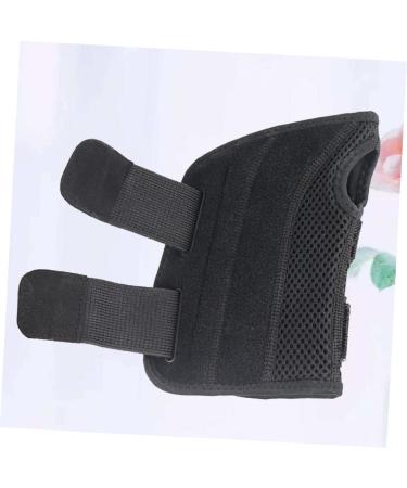 LALAFINA Wrist Support Carpal Tunnel & Sprain Relief | Breathable Gym Splint with Steel Plate for Men & Women Adjustable Black Wrist Straps - Buy Online on GoSupps.com