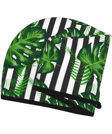Buy Hair Towel Wrap - Quick Drying Towel Turban for Effortless Hair Care (Palm Greenery - Buy Online on GoSupps.com