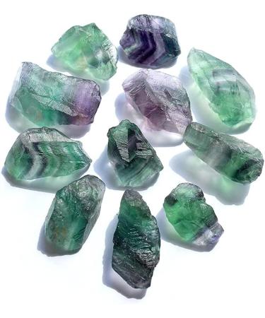 Home Decor Natural Raw Blue Green Fluorite Rough Stone Natural Quartz Crystals Reiki ERTEYIN - Buy Online on GoSupps.com