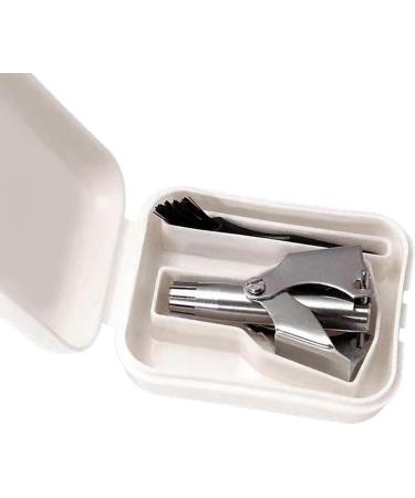 Amagogo 3x Stainless Steel Manual Nose Hair Trimmer - Perfect for Office & Car Use - Buy Online on GoSupps.com