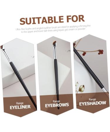 Healeved 2pcs Eyebrow Brush Flat Concealer Brush Makeup Supplies Makeup Brush Wand Flat Makeup Brush Angled Brow Brush Thin Eyeliner Brush Angled Makeup Brush Angled Concealer Brush - Buy Online on GoSupps.com