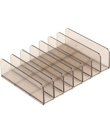 Eyeshadow Palette Makeup Organizer 7 Sections Transparent Makeup Holder Eyeshadow Storage Holder Plastic Eyeshadow Palette Pallet for Bathroom Countertops Vanities - Buy Online on GoSupps.com