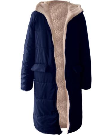 Hanxiulin Oversized Plush Jacket - Warm Lined Fleece Sweater for Ladies | Breathable Hooded Outdoor Fleece Coat - Buy Online on GoSupps.com