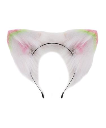 amangul Cosplay Ear Headband Woman Students Carnivals Anime Character Hairband Ears Headbands Plush Christmas Hair Hoop(5)