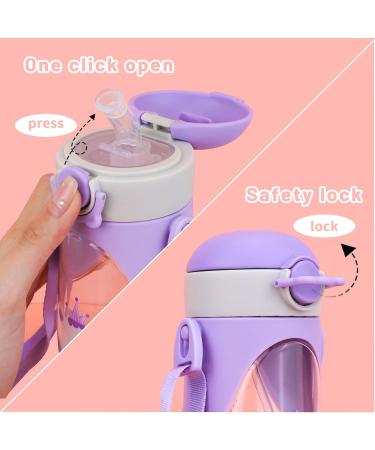 Bunnytoo 300ml Toddler Sippy Cup with Strap | Leak-Proof Silicone Spout | BPA-Free | Purple Night Trainer Cup for Independent Drinking | Suitable from 8+ Months - Buy Online on GoSupps.com