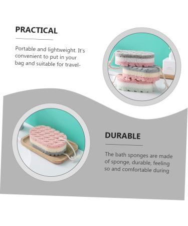 Beaupretty 12 pcs Bath Sponge Set - Premium Bathing Scrubber & Back Massager for Men Women and Kids - Soft Shower Loofah & Cleaning Mittens - Ideal Bath Accessories - Buy Online on GoSupps.com