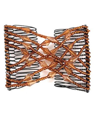 Elastic Hair Feasts - Pearl Hair Clips for Women | Stretchy Double DIY Styling Tool - Buy Online on GoSupps.com