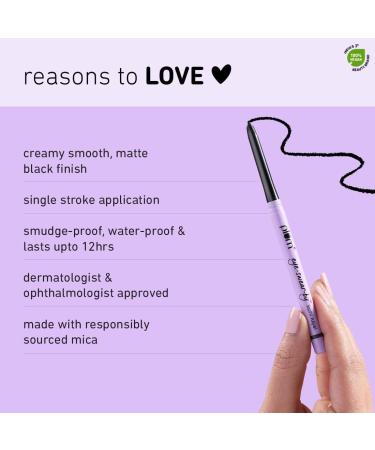  Plum Plum Eye-Swear-By Kohl Kajal - Deep Black | Smooth Cream | Stain Resistant | Waterproof | 100% Vegan & Cruelty Free - Buy Online on GoSupps.com