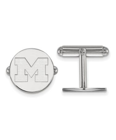 Michigan Wolverines Logo Cuff Links Metal