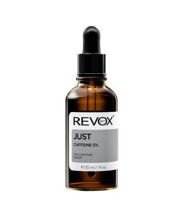 REVOX B77 JUST Eye Contour Serum with 5% Caffeine  Reduces Appearance of Eye Contour Pigmentation and of Puffiness - Day and Night Eye Care Treatment   30 ml Bottle