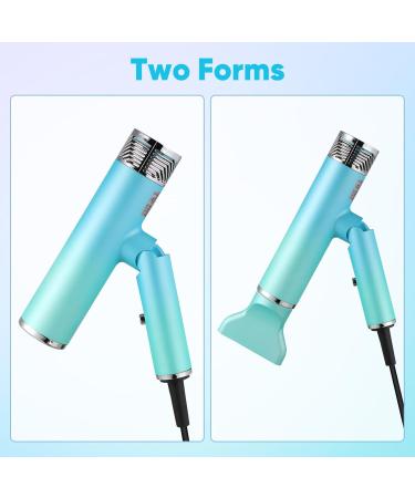 Beavorty Hair Dryer Foldable Blow Dryer Blow Dryer for Curly Hair Diffuser Household Travel - Buy Online on GoSupps.com