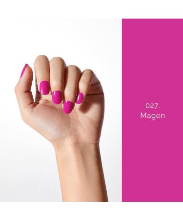 NAILOG Semi Cured Gel Nail Strips Glossy & Long Lasting Soft Gel Finish (20 Extra Long Nail Stickers) | Nail Wraps Magen - Buy Online on GoSupps.com