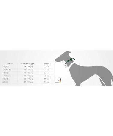 HUNTER Aalborg Dark Blue Leather Dog Collar | Simple Robust & Comfortable | Size S (42) - International Shipping Available - Buy Online on GoSupps.com