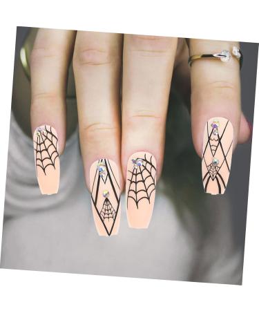 minkissy 3 Sets Halloween Fake Nails 4th of July Nails Press on Nail Decoration Nail Art Decoration Fake Nails French DIY Manicure Supply Artificial Nail Manicure False Nail Ghost Decor Abs - Buy Online on GoSupps.com