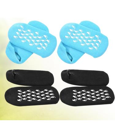 minkissy 2 Pairs Womens Short Socks Womens Sock Women Socks spa Sock Foot Peel Rough Skin Socks Foot Care Sock moisturizing Sock Exfoliating Foot Socks kit Socks Women's Gel - Buy Online on GoSupps.com