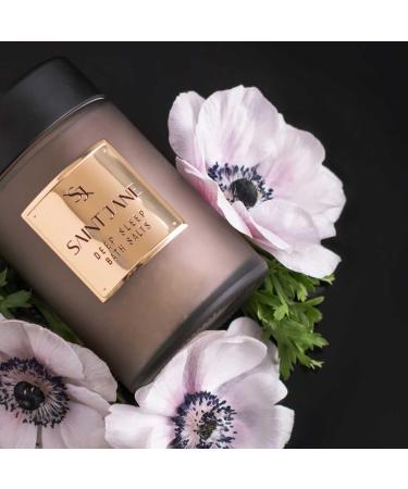 SAINT JANE Deep Sleep Bath Salts with Magnesium & Peptides | Luxury Floral-Infused Clean Skincare - 12 oz - Buy Online on GoSupps.com
