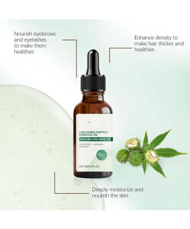 Multi-Effect Essential Oil: Hair Strengthening Lash/Brow Nourishing & Skin Moisturizing - Daily Care(1PCS) 1 Fl Oz (Pack of 1) - Buy Online on GoSupps.com