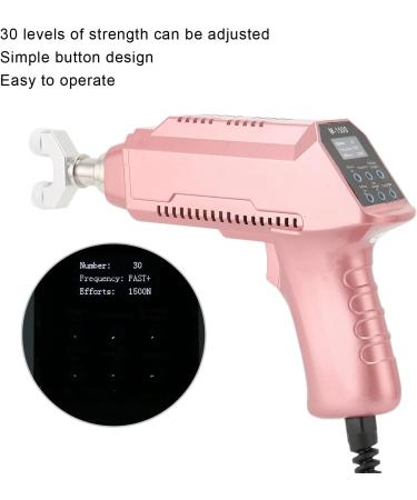 Electrical Spine Massage Device - Body Relaxation & Chiropractic Tool with 6 Interchangeable Heads (Rose Gold) - EU Shipping Available - Buy Online on GoSupps.com