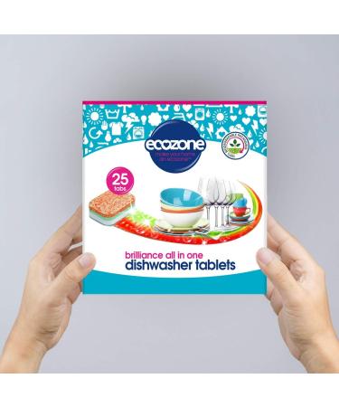 Ecozone All in One Dishwasher Tablets x 25 400g - Buy Online on GoSupps.com