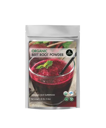 Organic Beet Root Powder (1 lb) by Naturevibe Botanicals, Raw & Non-GMO | Nitric Oxide Booster | Boost Stamina and Increases Energy Packaging May Vary