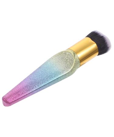 DOITOOL Round Cosmetic Brush Buffing Brush Makeup Face Powder Brushes Flat Top Cosmetic Brush Powder Cosmetics Brushes Makeup Flat Brush Makeup Brush Travel Round