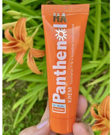 Dr. Muller Pharma Panthenol HA Cream 7% with Hyaluronic Acid - Moisturizing, Soothing, and Regenerating Skin Care - Buy Online on GoSupps.com