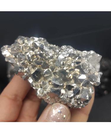 Natural Crystal Rough 1pcs Natural DIY Materials Making Electroplating Silver Raw Gemstone Crystal Cluster Titanium Geode Gifts Specimens 80-100g - Buy Online on GoSupps.com