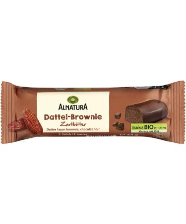 ALANATURA Barre Gourmande aux Dattes Texture Moelleuse Saveur Brownie nergie Naturelle (34g) - Lot de 8 - vendu par Lot