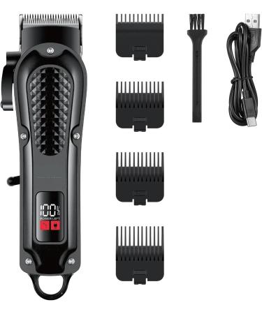 Buy Premium Black Electric Hair Clipper & Beard Trimmer - UBS Rechargeable Cordless Razor for Men - International Shipping Available - Buy Online on GoSupps.com