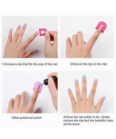 Shop Weddhuis 26PC Nail Polish Template Kit - Reusable Edge Barrier & Nail Art Accessories (Rose) - International Shipping Available - Buy Online on GoSupps.com