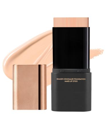 Foundation Stick Korean Matte Foundation Stick Long Lasting Makeup Natural Finish Face Makeup Meerkleurig 1 unit Lot de 1