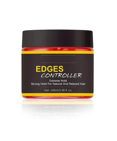 Strong Hold Hair Styling Gel, 100ml Strong Non-Greasy Hair Gel, Edge Controls Gel for Afro Hair, Edge Control Gel for Women, Edge The Control Hair Gel for Women, Hair Styling Products (1pc)