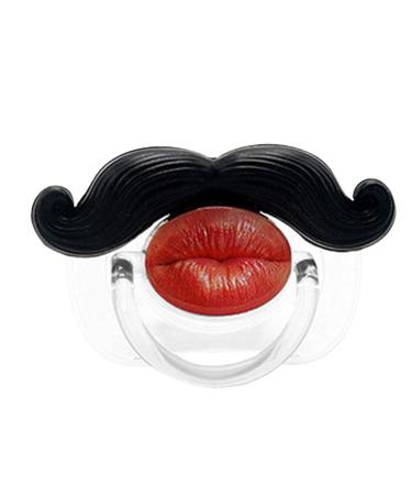 PEOSEVI Orthodontic Mustache Pacifier | Safe Silicone Pacifier for Toddlers & Babies | Cute Beard Design - Buy Online on GoSupps.com
