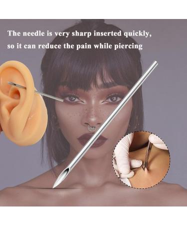 Piercing Needles 100PCS Mixed Sizes 12G-20G Stainless Steel Disposable Body Piercing Needles - Ideal for Ear, Nose, Navel, Belly, Eyebrow, Nipple, Tongue, Lip Piercings - Buy Online on GoSupps.com
