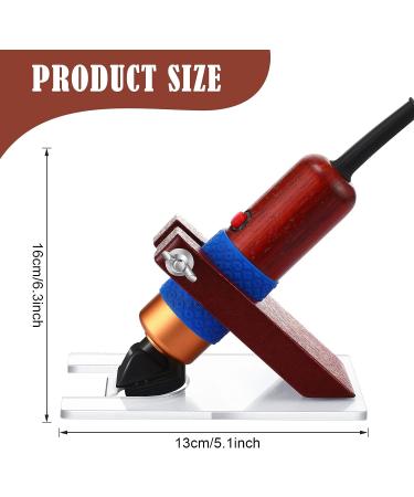Solid Wood Acrylic Shearing Guide for Carpet Trimmer - Rug Tufting Tool (Brown) - Buy Online on GoSupps.com