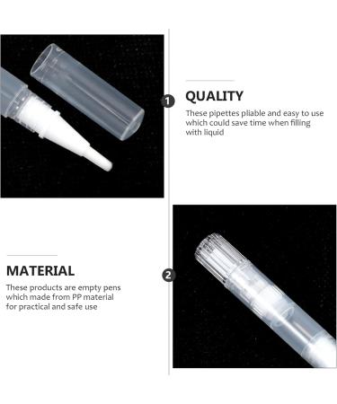 Fomiyes Twist Pens - 10 Transparent Nail Oil & Lip Gloss Containers for Eyelash Growth | 1 Pack - Buy Online on GoSupps.com