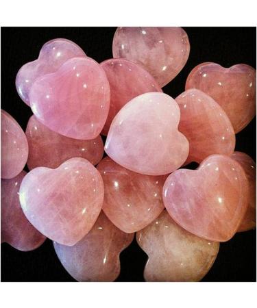 Heart Shaped Natural Rose Quartz PalmLove Gemstone Pink Gifts Beautiful (Color : 1pcs Size : Approx30mm) zhenghong Approx30mm 1pcs - Buy Online on GoSupps.com
