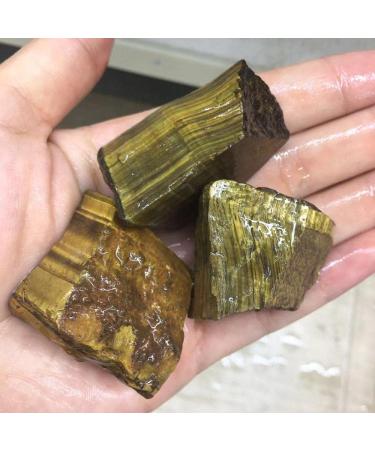 Natural Crystal Rough 100g Natural Rough Tiger Eye Quartz Crystal Rough Rock Gem Natural Gems and Minerals s