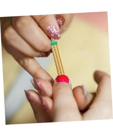 FRCOLOR Manicure Tools Professional Faux Nails Nail Art Grinding Head Manicure Drill Bit Drills Nail Drill Bits Nail Bits Carbide Drill Bits for Nails Acrylic Nail Flakes Nail Supplies 0.56x0.56x5.05cm As Shown1 - Buy Online on GoSupps.com