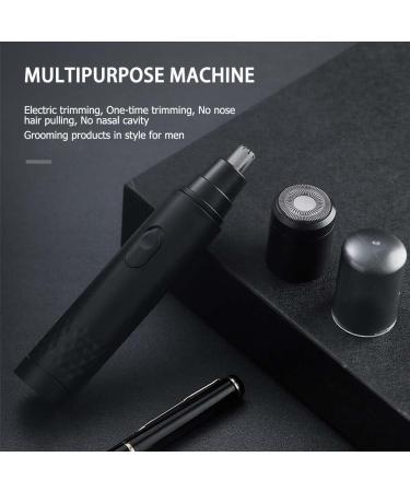 Nose Hair Trimmer & Ear Hair Trimmer Kit - Rechargeable Painless Facial Hair Trimmer for Men & Women | Dual-Edge Blades for Smooth Cutting - Buy Online on GoSupps.com