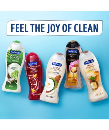 Softsoap Shea & Almond Oil Body Wash - 20 oz | Moisturizing Formula - Buy Online on GoSupps.com