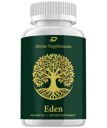 Indelo Eden Capsules Eden Pills All-Natural Daily Supplement Digestive Support Gut Wellness Pastillas Review (1 Pack - 60 Capsules)