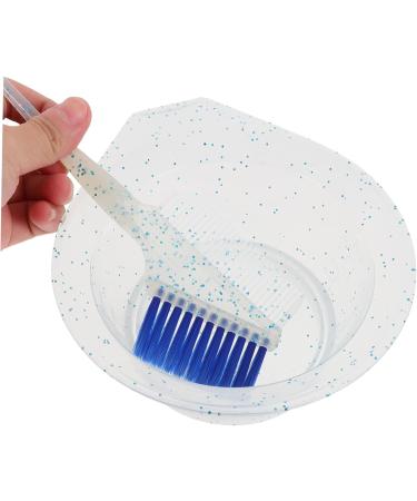 CRILSTYLEO 1 Set Translucent Hair Dye Set Hair Dye Bowl and Brush Hair Coloring Bowl and Brush Hair Dye Kit Brush and Bowl Hair Color Brush and Bowl Hair Color Mixing Bowl and Brush Pp 16.00X14.10X6.00CM Blue - Buy Online on GoSupps.com
