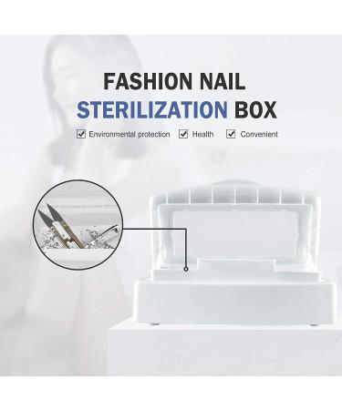 Timoo Nail Art Tool Sterilizer Box - Nail Salon Organizer for Manicure Equipment (1 Pcs) White - Buy Online on GoSupps.com