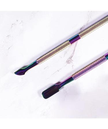 Nail Art for Women Cuticle Pusher Double Head Remove Dead Skin Stainless Steel Nail Polish Remover Tool for Manicure Nail Polish Removal for Manicure - Buy Online on GoSupps.com
