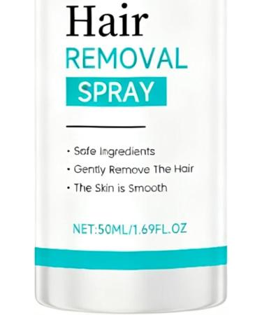Hair Removal Spray | 50ml Portable Fast Solution for Smooth Skin | Hair Removal Spray for Bikini Area Underarms Face Legs Lips Arms Pubic Area - Buy Online on GoSupps.com