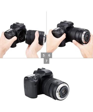58mm Macro Lens Reverse Ring Adapter for Canon EOS Rebel T6 T7 T5 & More DSLR Cameras - Buy Online on GoSupps.com