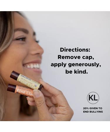 Kind Lips Lip Balm - 100% Natural Organic Moisturizer for Dry Cracked Lips - 3 Flavor Variety Pack - Buy Online on GoSupps.com