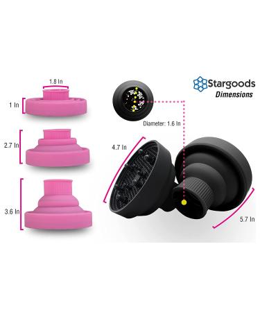 Stargoods Silicone Hair Dryer Diffuser - Universal Black - Buy Online on GoSupps.com